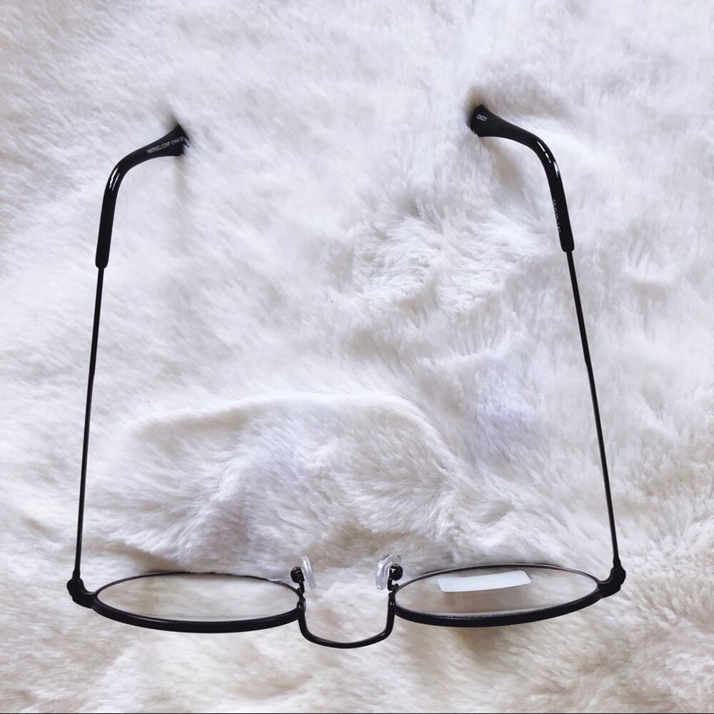 Mai Black Round Computer Blue Light Glasses - Picture 6 of 10